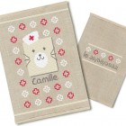 Kit Carnet de Santé Nounours Beige