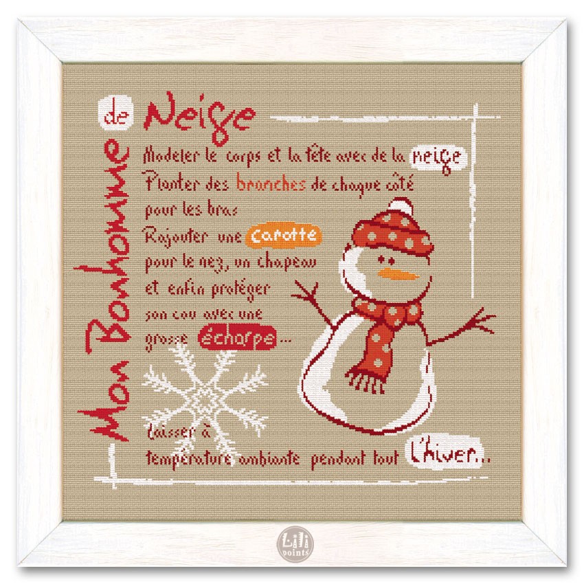 Serviette bonhomme de neige Serviette brodée Serviette de - France