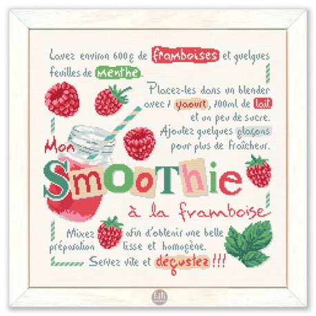 Mon smoothie à la framboise
