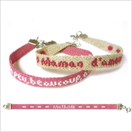 Bracelet rose (semi-kit)