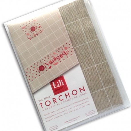 Torchon vaisselle rouge