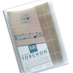 Kit Torchon "Chef" (bleu) en Kit