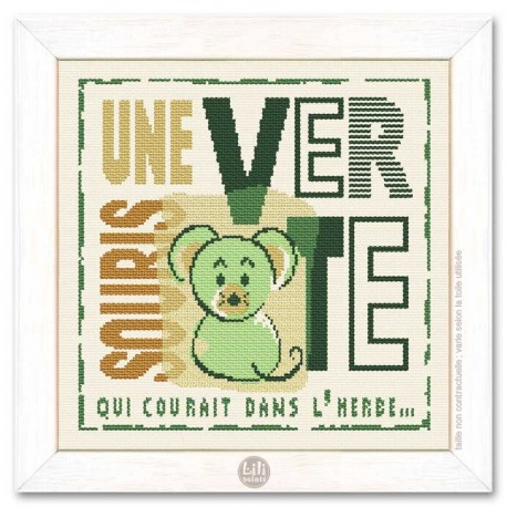 Une souris verte