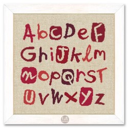 Multicoloured alphabet